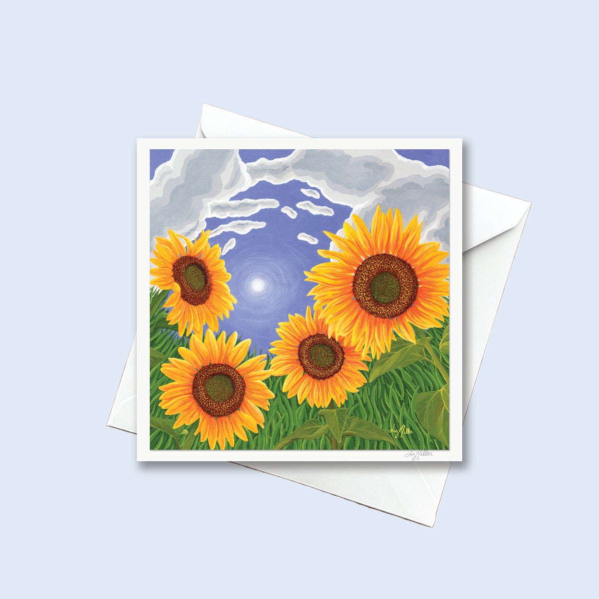 "Abound in Hope", Signed 5.5x5.5 Greeting Card