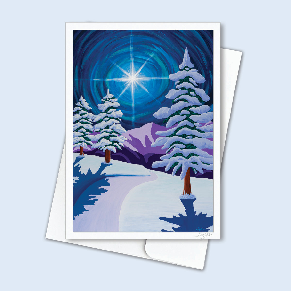 "Behold the Star", Signed 5x7 Greeting Card