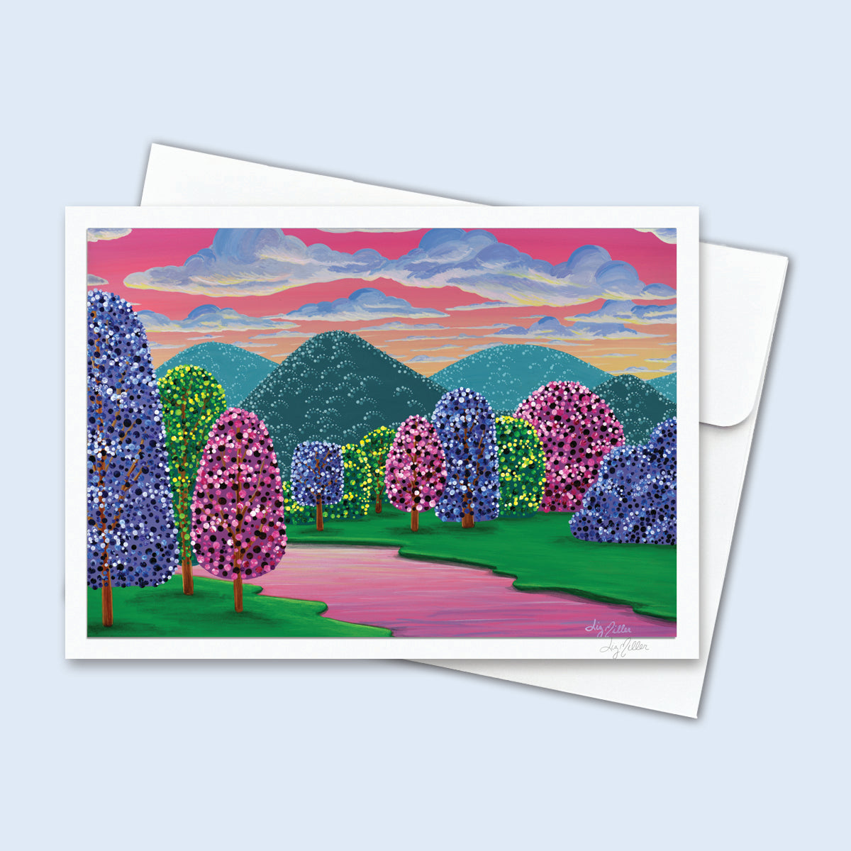 "Ever Flowing", Signed 5x7 Greeting Card