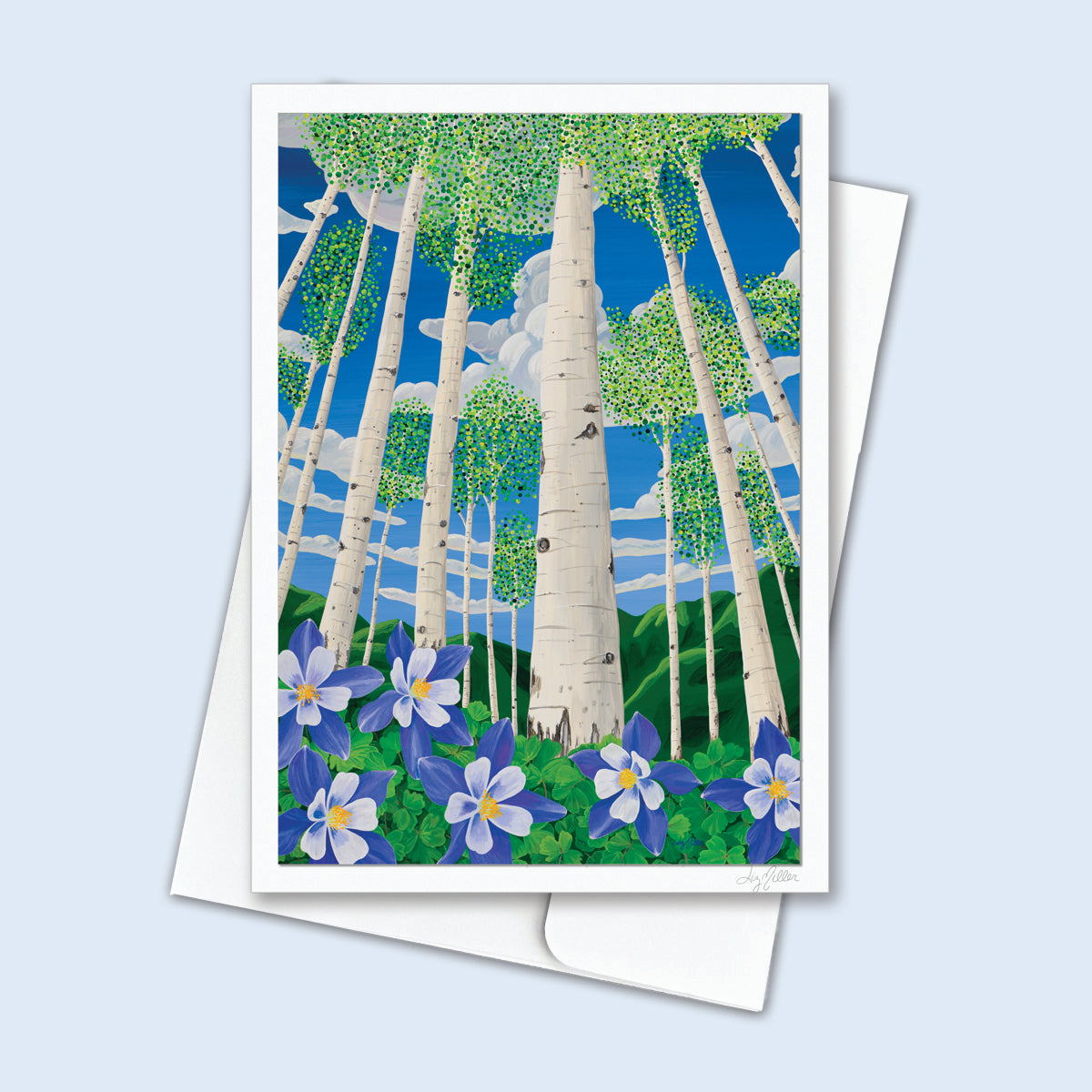 "Glorious", Signed 5x7 Greeting Card