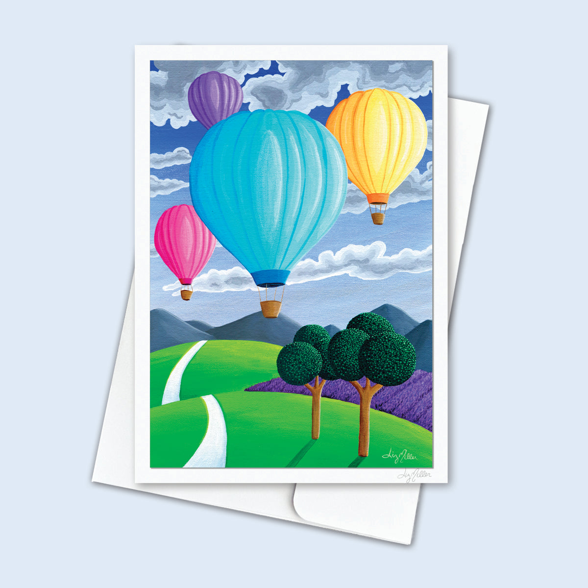 "Lifted Up", Signed 5x7 Greeting Card