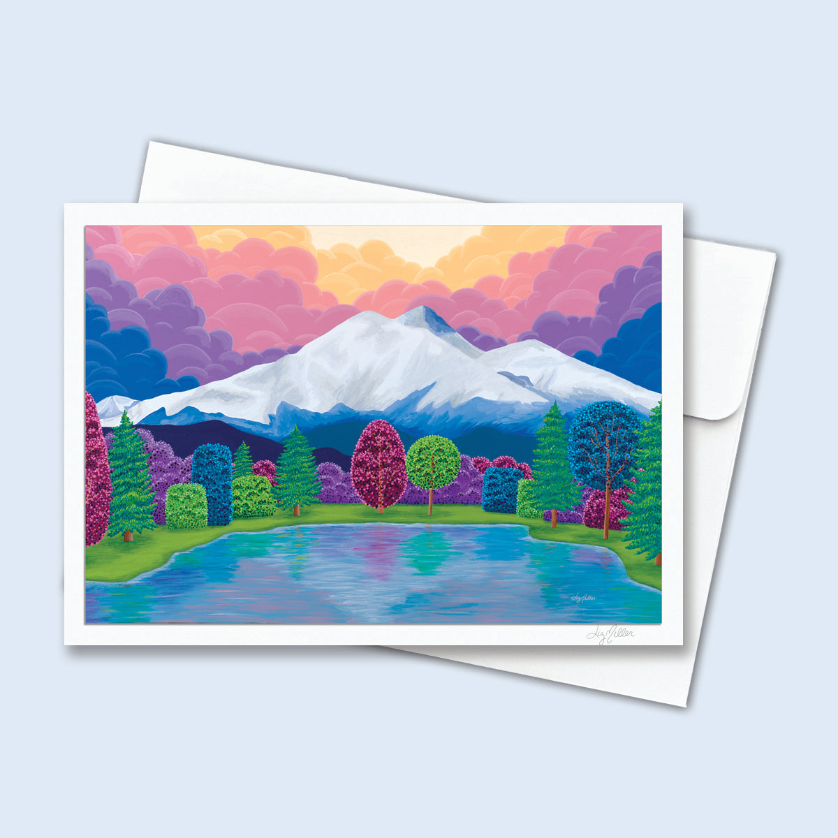 "Remains Strong", Signed 5x7 Greeting Card