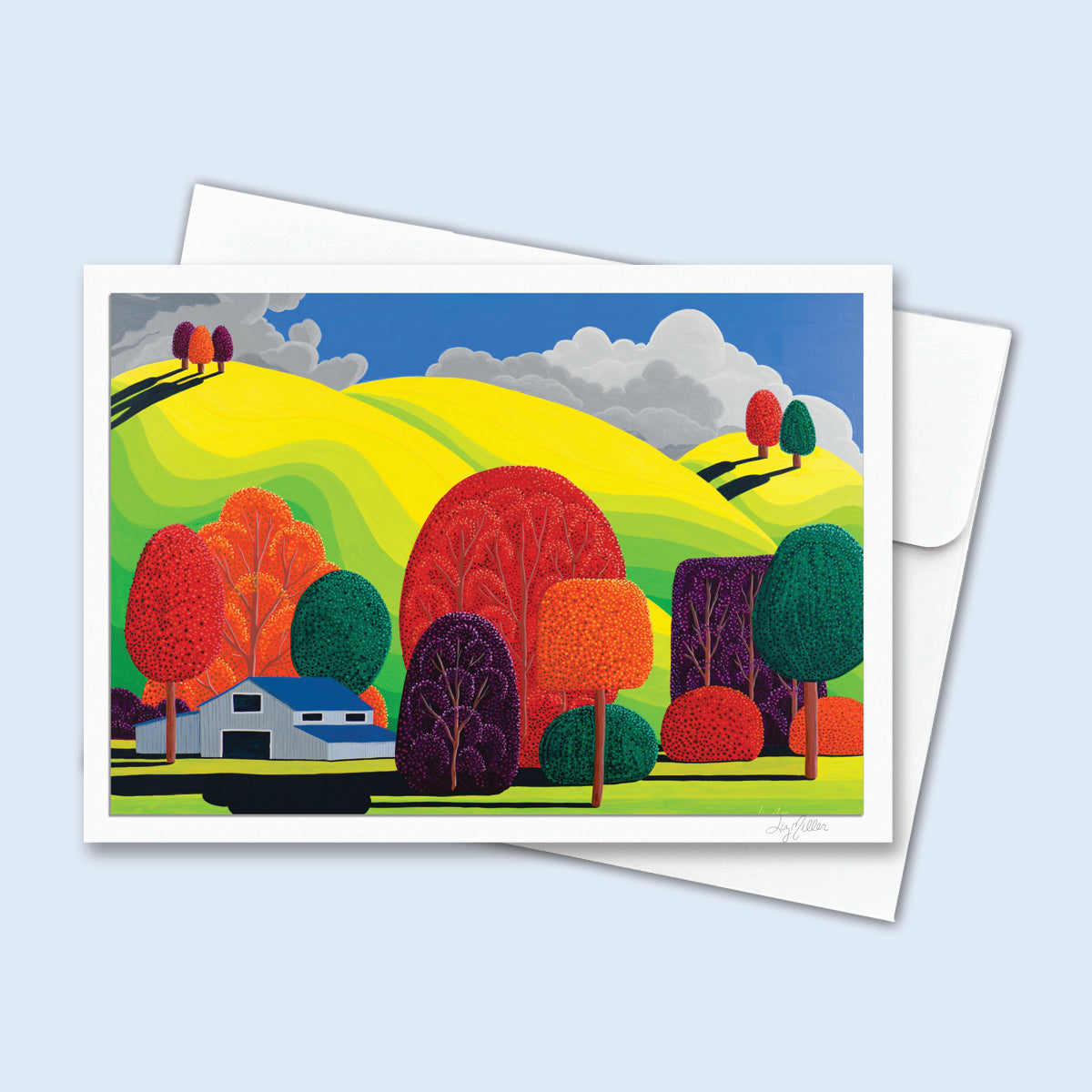 "Riches in Glory", Signed 5x7 Greeting Card