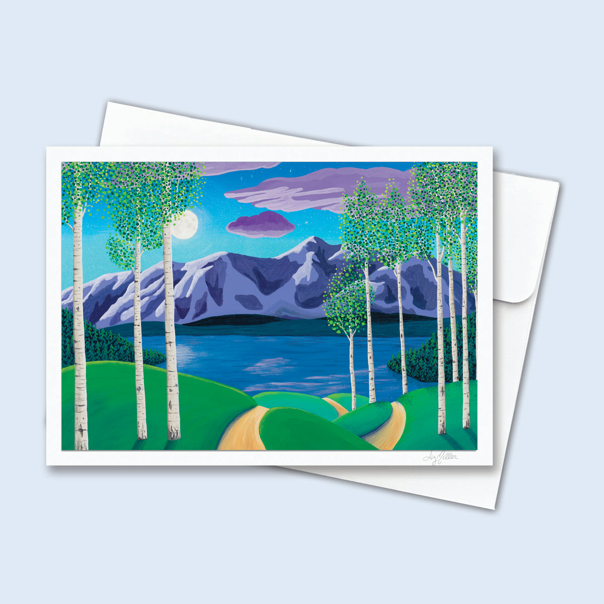 "Splendor", Signed 5x7 Greeting Card
